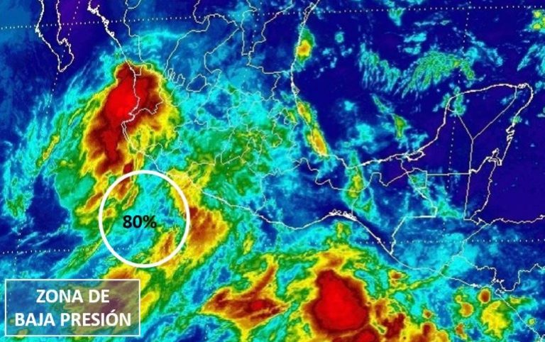 Se forma potencial ciclón en el Pacífico