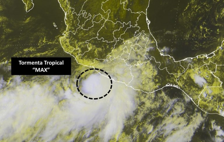 Se forma la tormenta ‘Max’ en el Pacífico