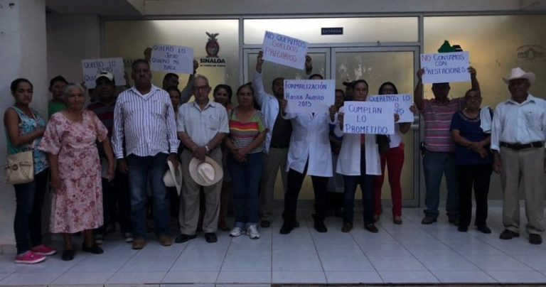 Inician paros laborales en hospitales de Sinaloa