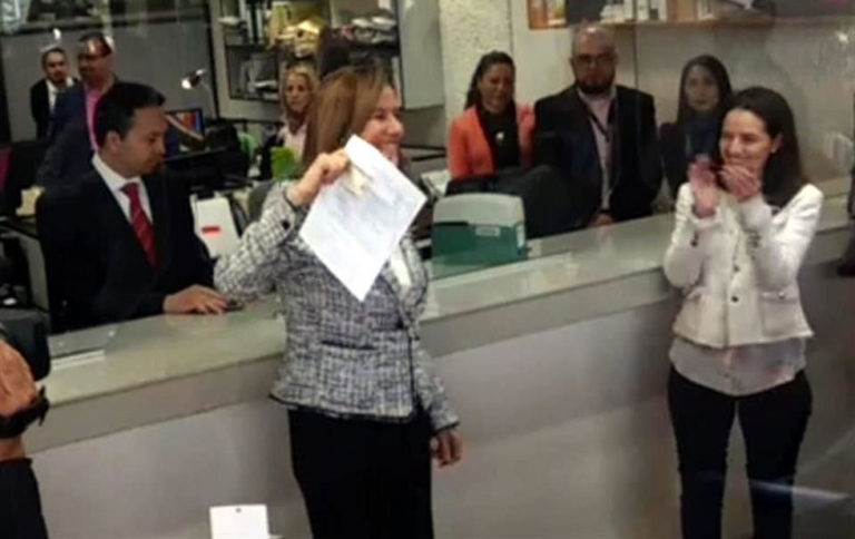 Se registra Margarita Zavala como candidata independiente
