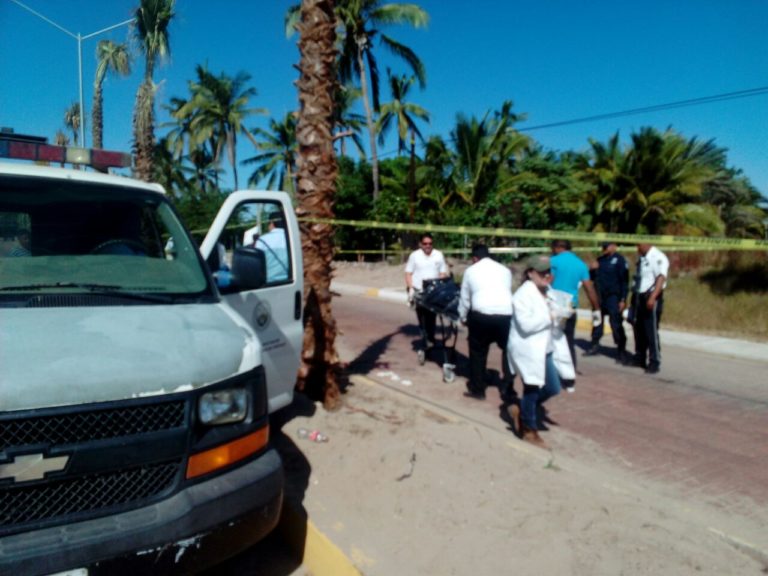 Muere vecino de Ejido Convención al impactarse en moto con palmera en Altata