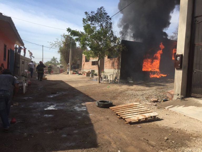 Se incendia vivienda con combustible robado en El Limón de los Ramos