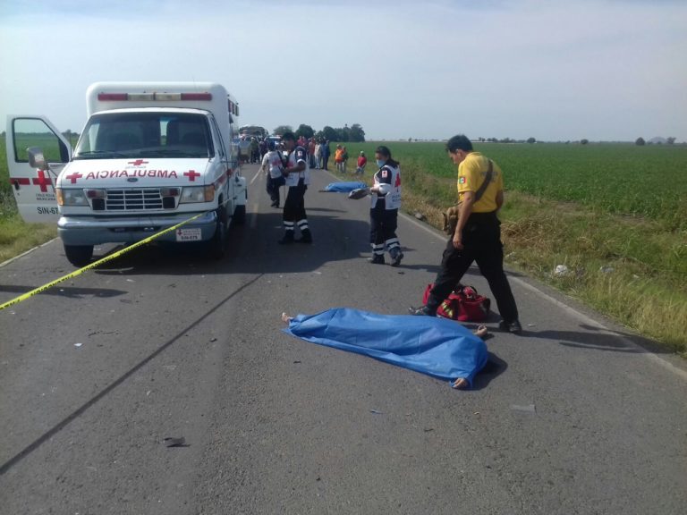 Muere pareja que viajaba en motocicleta tras ser atropellados en La Palma, Navolato