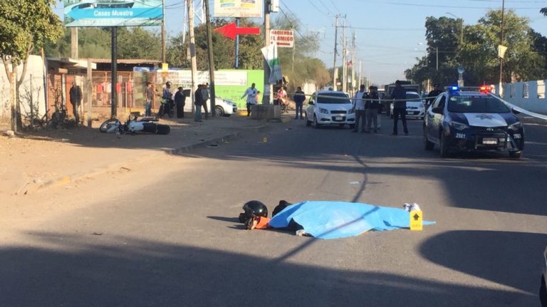 De Navolato motociclista atropellado en Los Mezcales