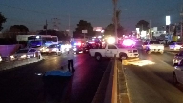 Muere mujer atropellada en la calzada Aeropuerto