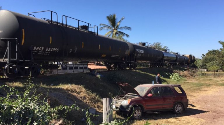 Trenazo al norte de Culiacán deja un herido