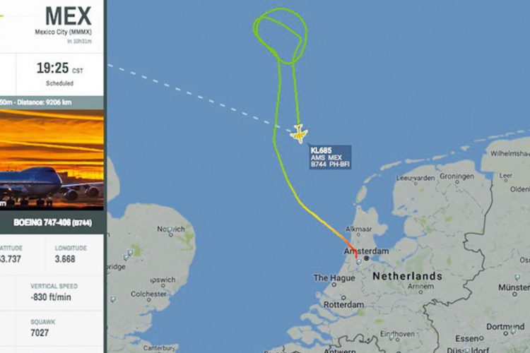 Avión que viajaba de Ámsterdam-México aterriza de emergencia en aeropuerto holandés