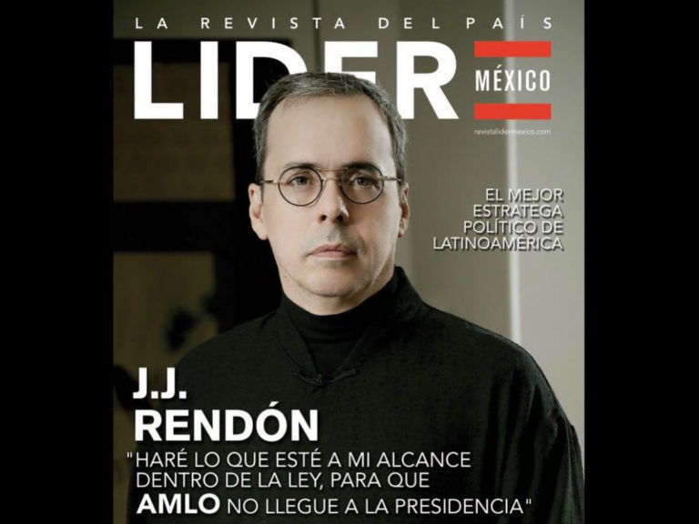 Aun sin partidos, hallaré la forma de evitar que López Obrador sea presidente: J.J. Rendón