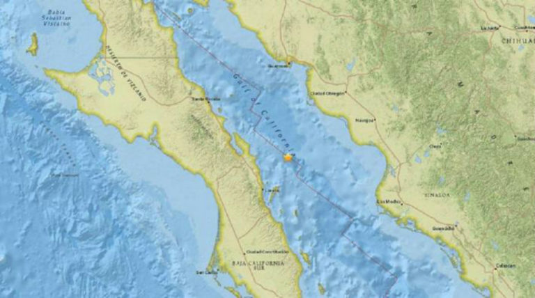 Sismo de 6.3 grados sacude BCS y Sonora