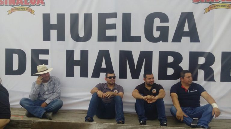 A huelga de hambre agricultores; les quitaron el ‘copete’