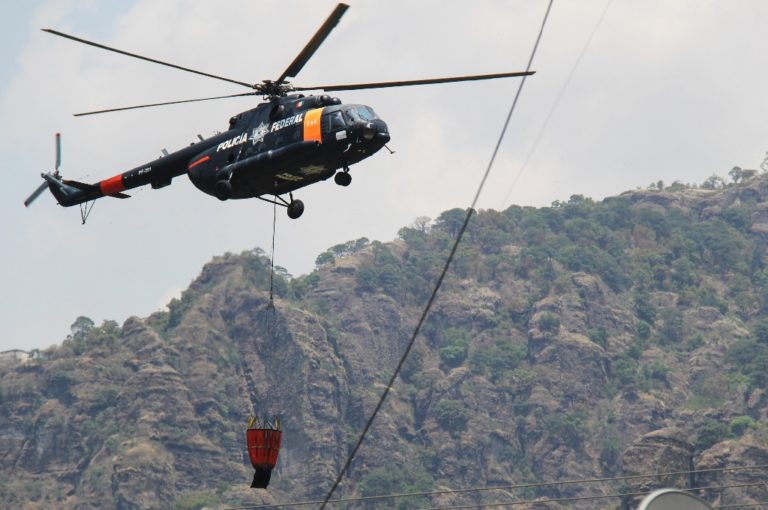 Cae helicóptero de la Policía Federal; fue error humano