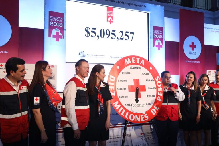 Cruz Roja va por $30 millones en Sinaloa