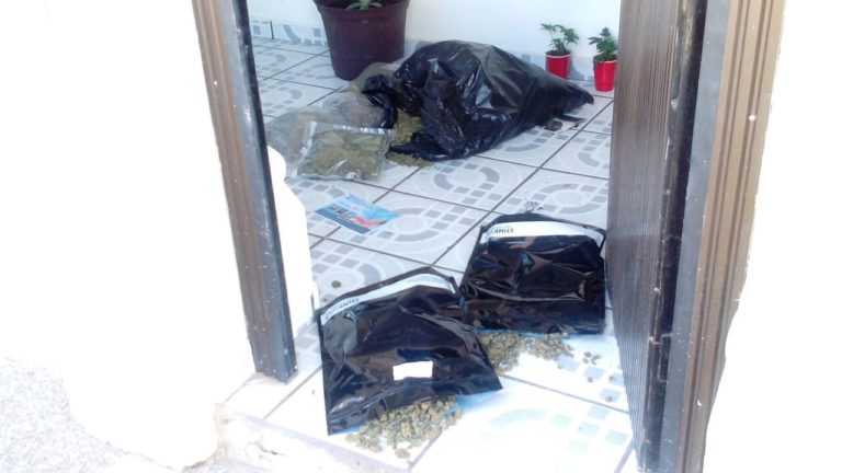 Decomisa Ejército bolsas grandes con mariguana en la colonia Burócrata