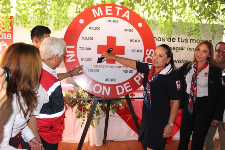 Cruz Roja Navolato reúne 58% de la meta de colecta anual en 12 días