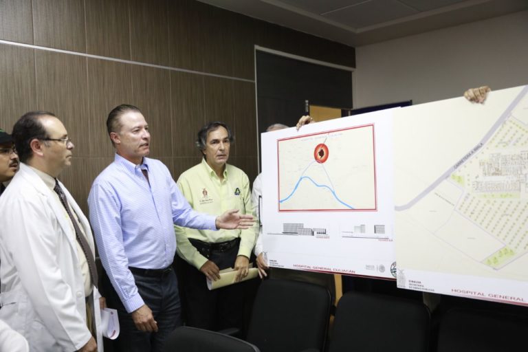 Anuncia Quirino construcción de un nuevo Hospital General de Culiacán