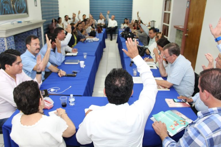 Estoy muy contento, dice presidente del PAN tras aprobación de candidaturas