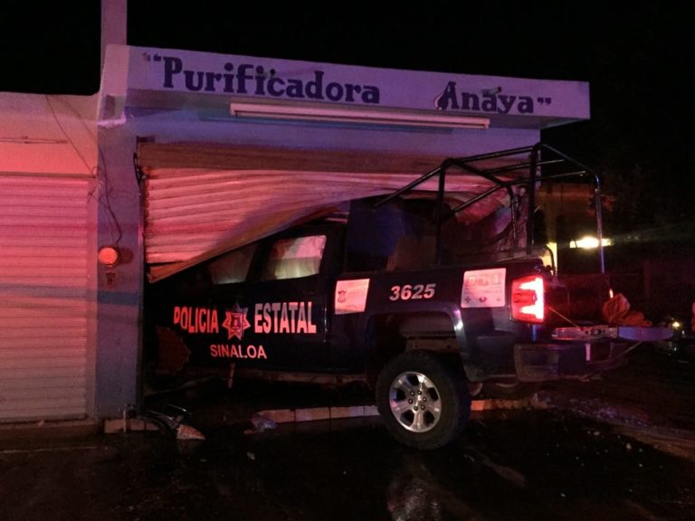 Cuatro policías estatales y dos civiles heridos tras persecución en Culiacán