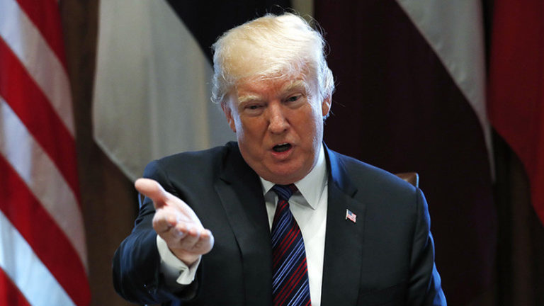 Trump amenaza con enviar militares a la frontera con México