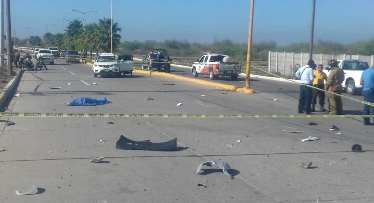 Una mujer muerta y 5 heridos deja accidente automovilístico en Navolato