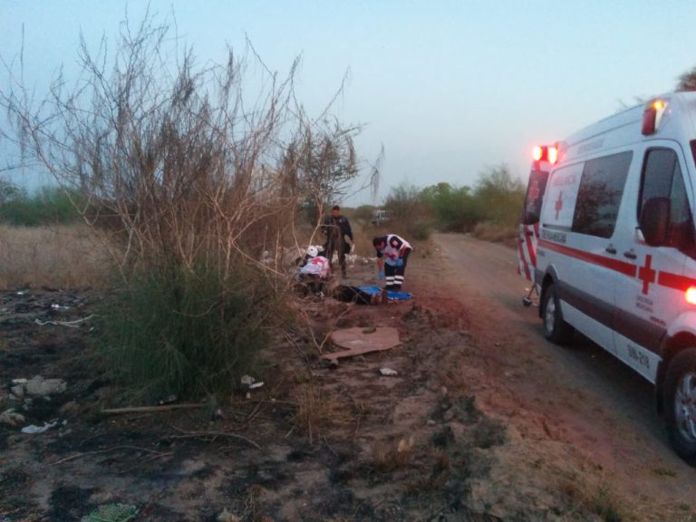 Hallan herida de bala a mujer en camino de Culiacán