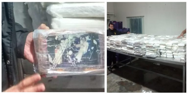 Incautan más de una tonelada de droga con fotos de Pablo Escobar y el ‘Chapo’ Guzmán