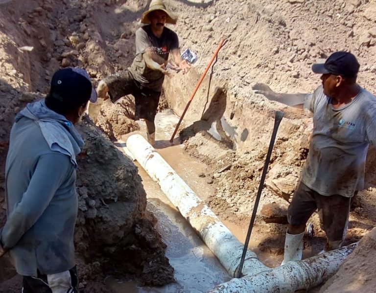 Restablecen al 100% agua potable en colonias de Navolato