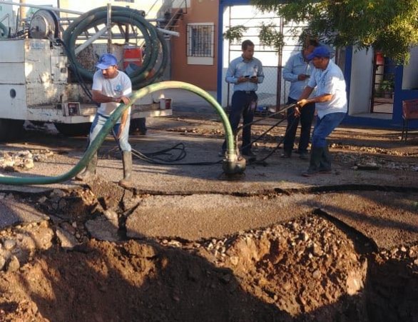 Reactivan servicio de agua en 90 colonias tras falla