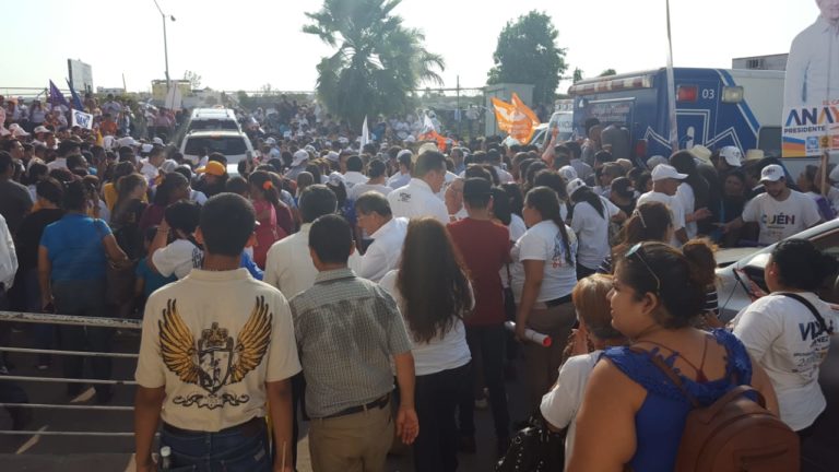 A reventar mitin de Anaya en Culiacán