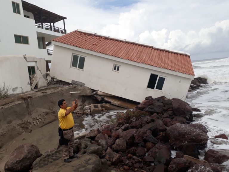 Estas son las imágenes de los daños de Bud en Altata
