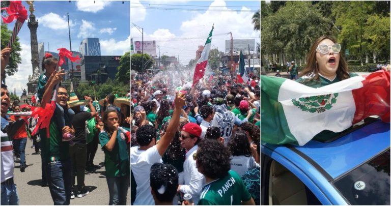 Triunfo del Tri une a mexicanos para festejar