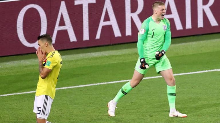 Mateus falló penalti e Inglaterra echó a Colombia del Mundial