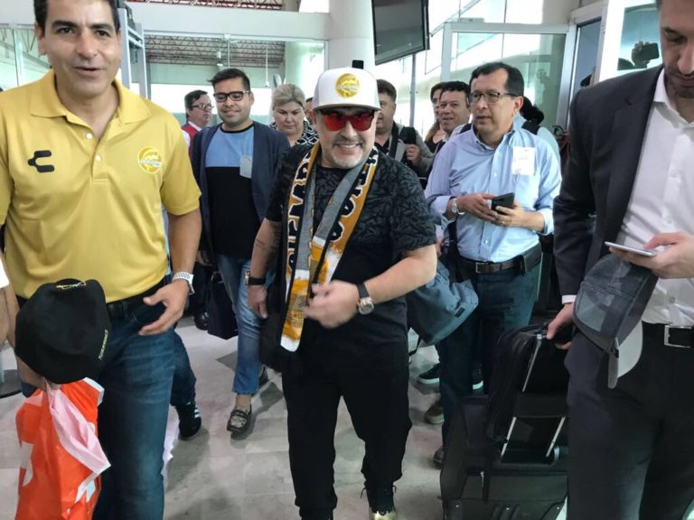 Así fue la llegada de Maradona a Culiacán