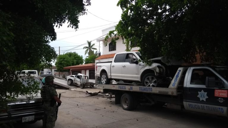 Heridos dos presuntos delincuentes tras enfrentamiento con militares en Culiacán