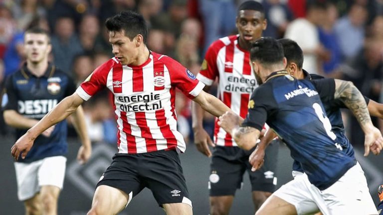 Con Chucky titular, PSV se dio festín de seis goles ante Willem