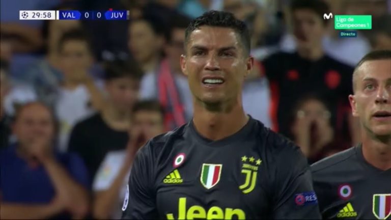 Cristiano Ronaldo es expulsado y sale entre lágrimas