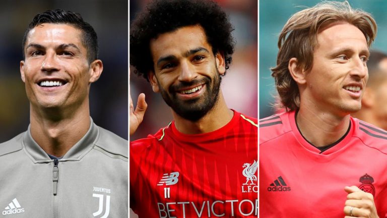 Ronaldo, Salah y Modric, nominados al Mejor Jugador del Año de la FIFA