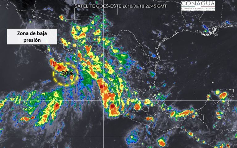 ‘Golpea’ potencial ciclón a Baja California Sur