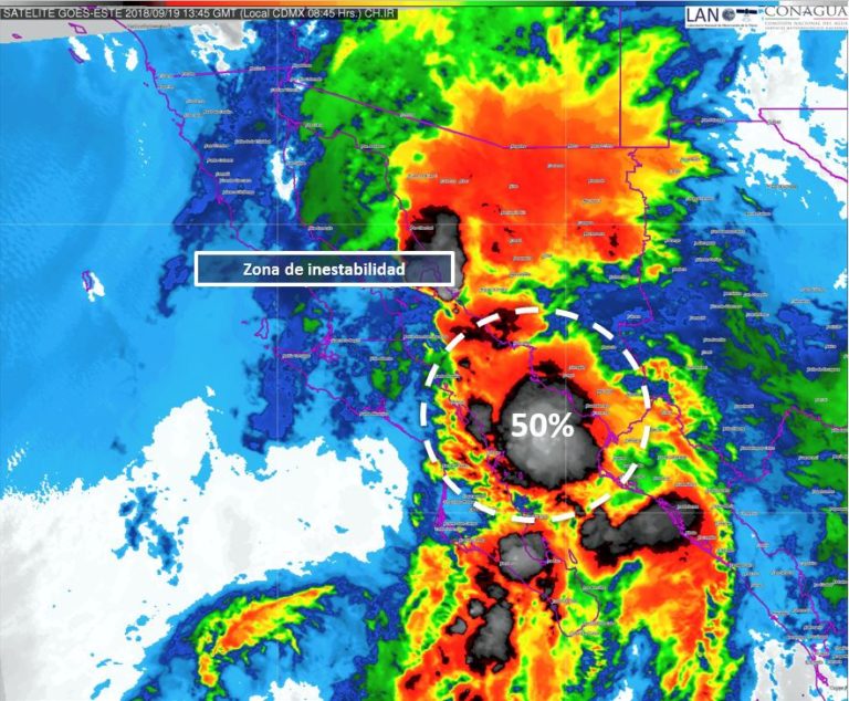 Avanza potencial ciclón sobre Golfo de California; suspende Sinaloa clases en Ahome
