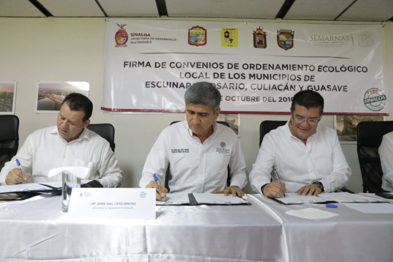 Firman convenio de ordenamiento ecológico