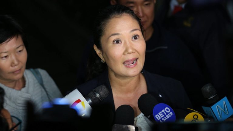 Keiko Fujimori, detenida por un delito de lavado de dinero
