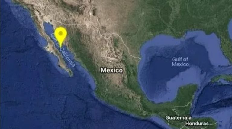 Se registra sismo de 4.4 en Santa Rosalia, Baja California Sur