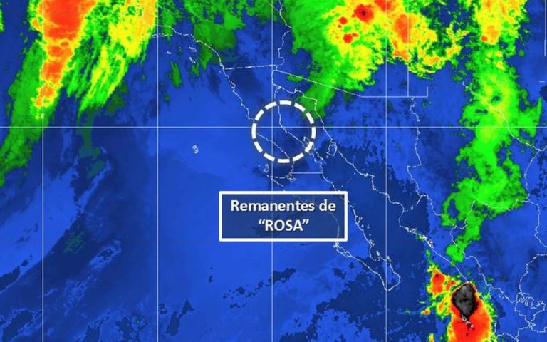 Declaran emergencia en Baja California por ‘Rosa’