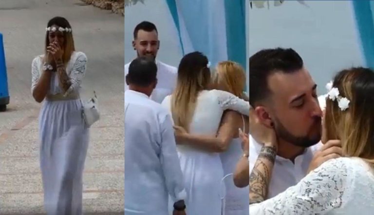 Novia llega como invitada a una boda sin saber que su futuro esposo la esperaba en el altar (VIDEO)