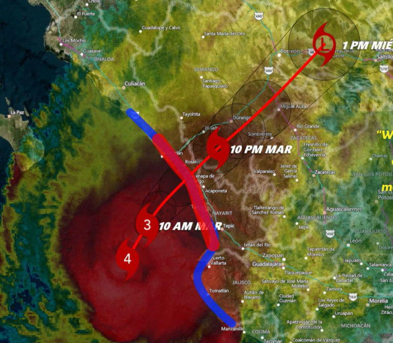 Abre Escuinapa zona de impacto del huracán Willa; evacuan a 2 mil