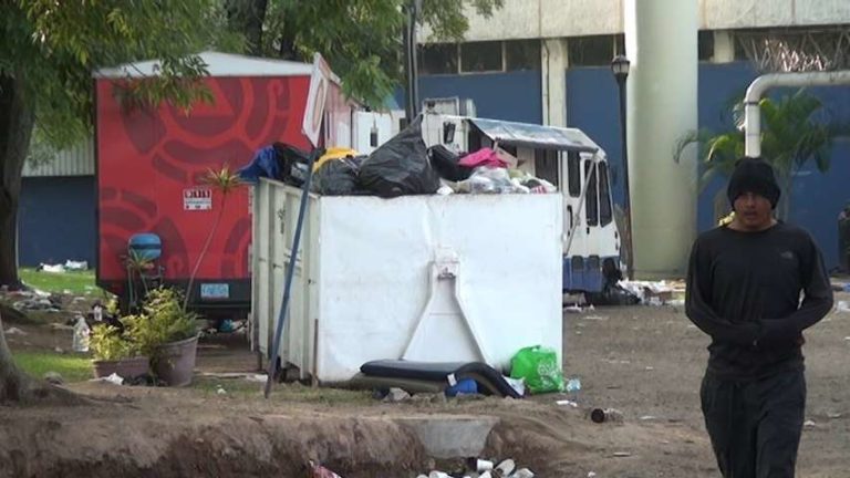 Caravana migrante deja 11 toneladas de basura