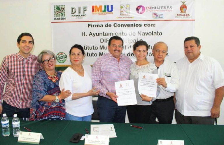 Firman Icatsin y Ayuntamiento convenio por Navolato