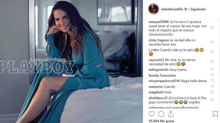 Kate del Castillo es la nueva conejita de Playboy