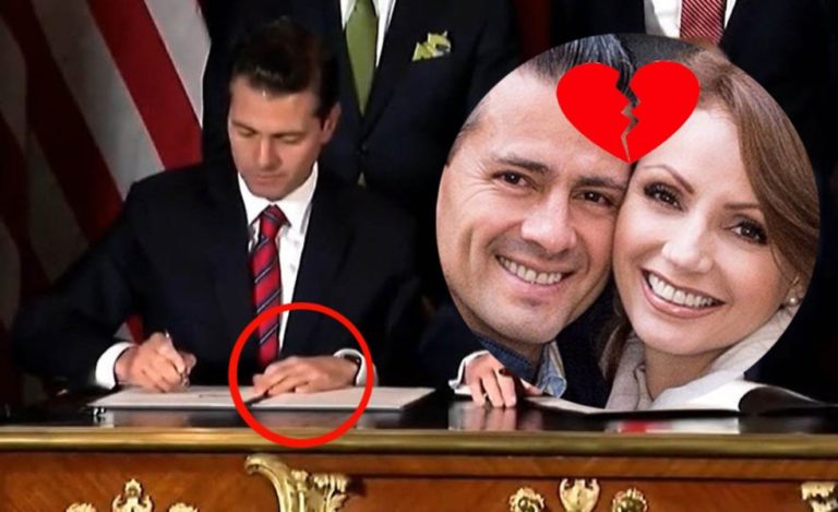 En firma de T-MEC, ¿Peña Nieto confirma su separación con Angélica Rivera?