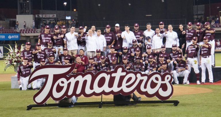 Reciben Tomateros de Culiacán Anillo de Campeones de la LMP 2017-2018