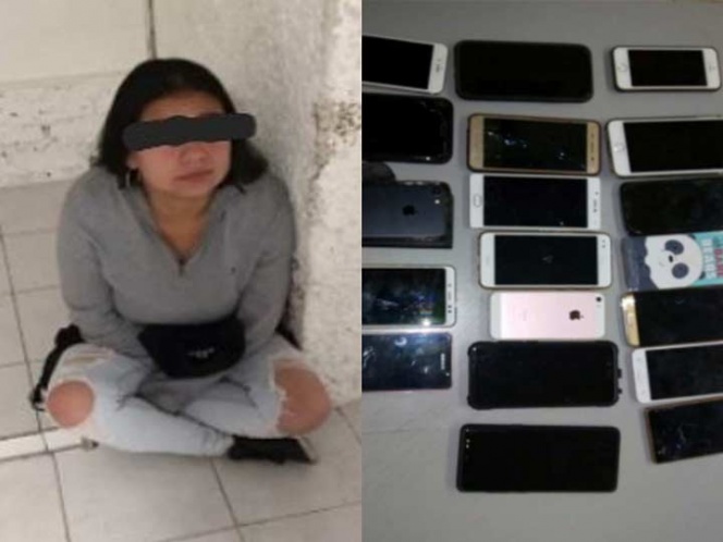 Arrestan a mujer por robo de 19 celulares en el Corona Capital